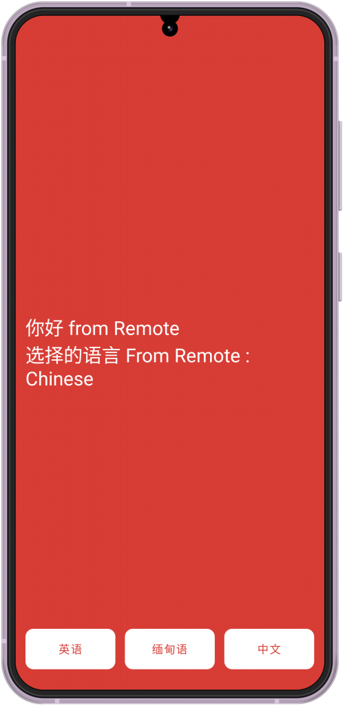 Demo App UI - Chinese